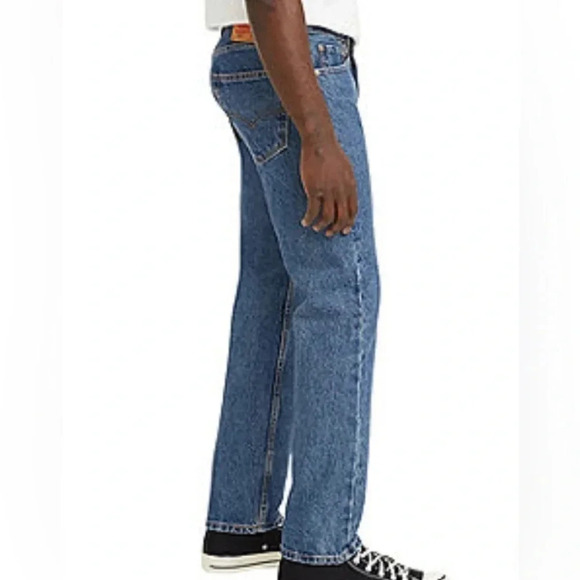 NWT Levi’s 505 Jeans Regular Fit Men’s Big & Tall Stonewash 52x30